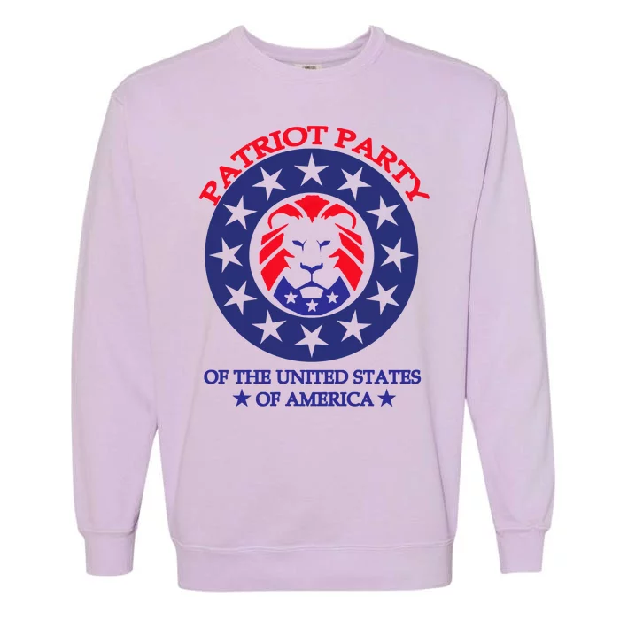 Patriot Party Of The United States Of America Garment-Dyed Sweatshirt