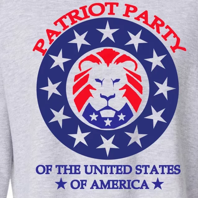 Patriot Party Of The United States Of America Cropped Pullover Crew