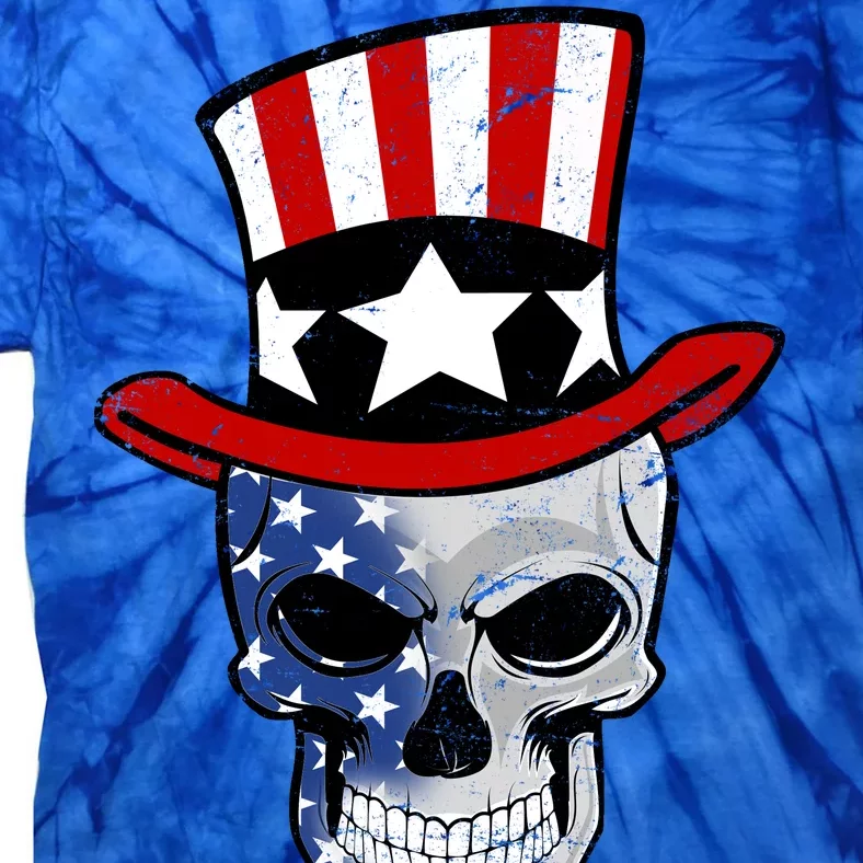 Patriot Skull Tie-Dye T-Shirt