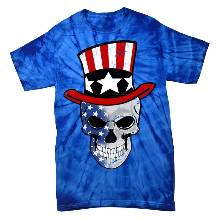 Patriot Skull Tie-Dye T-Shirt