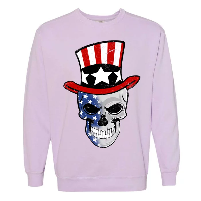 Patriot Skull Garment-Dyed Sweatshirt