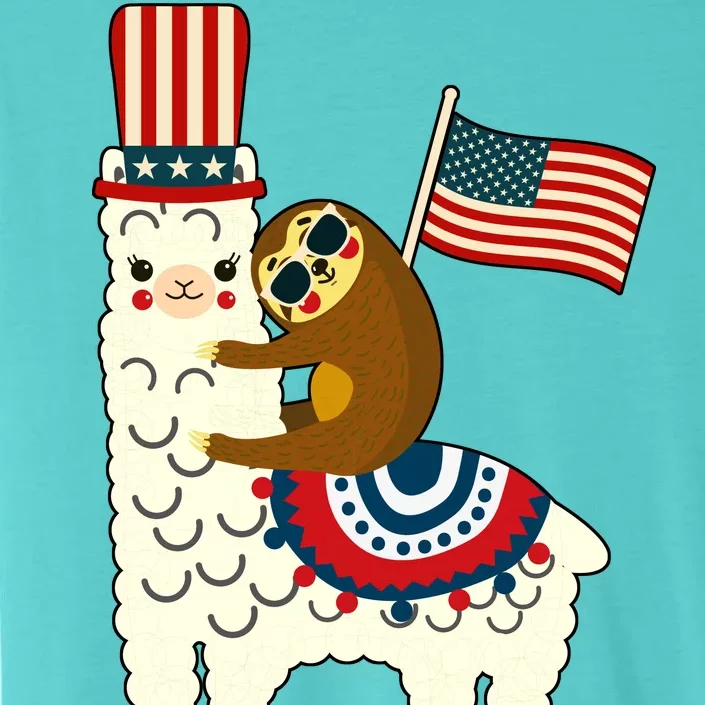 Patriot Sloth Llama ChromaSoft Performance T-Shirt