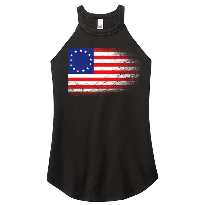 Patriotic 13 Colonies Flag Betsy Ross Women’s Perfect Tri Rocker Tank