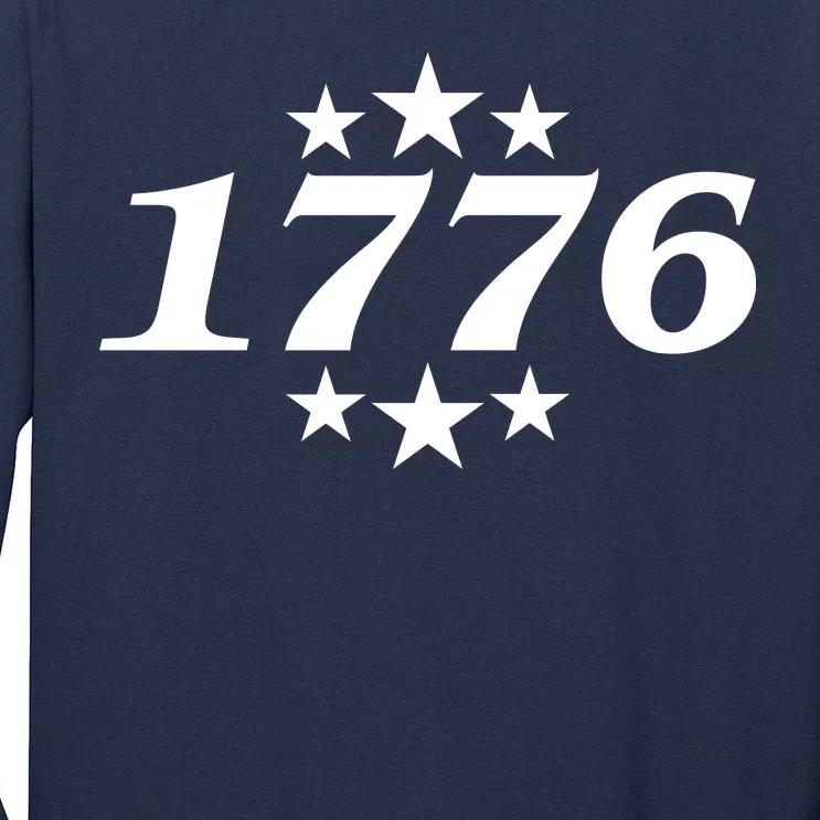 Patriotic 1776 USA 4th of July Stars Long Sleeve Shirt