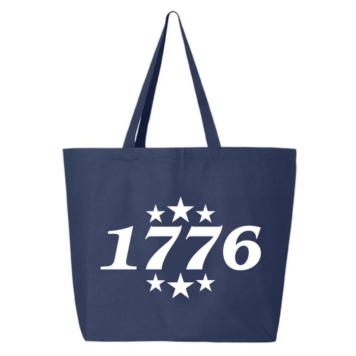 Patriotic 1776 USA 4th of July Stars 25L Jumbo Tote