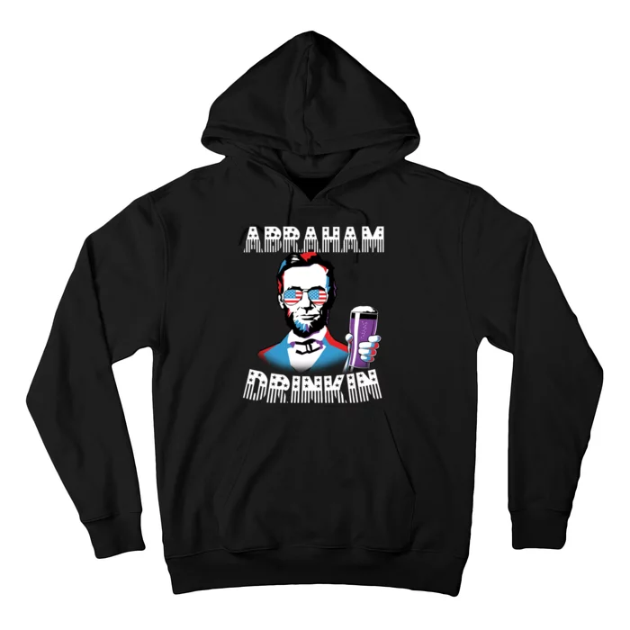 Patriotic Abraham Lincoln Drinkin Hoodie