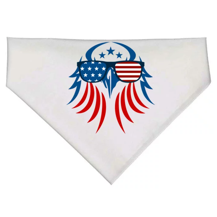 Patriotic American Bald Eagle USA-Made Doggie Bandana