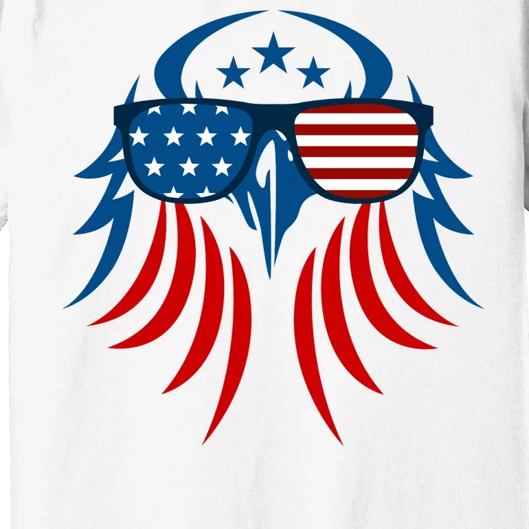 Patriotic American Bald Eagle Premium T-Shirt