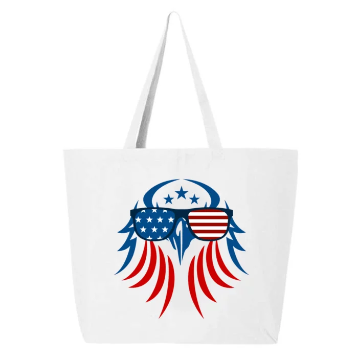 Patriotic American Bald Eagle 25L Jumbo Tote