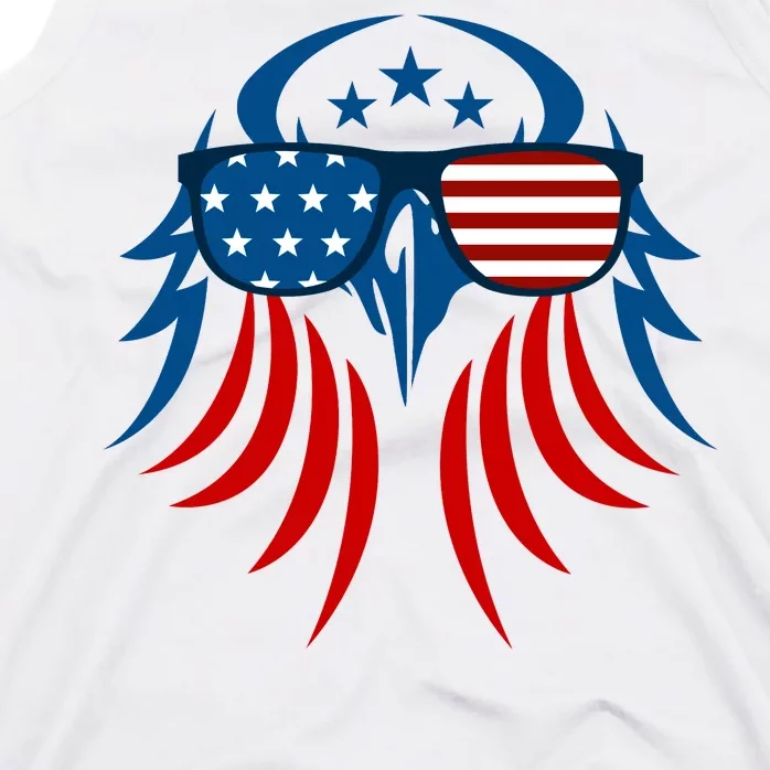 Patriotic American Bald Eagle Tank Top