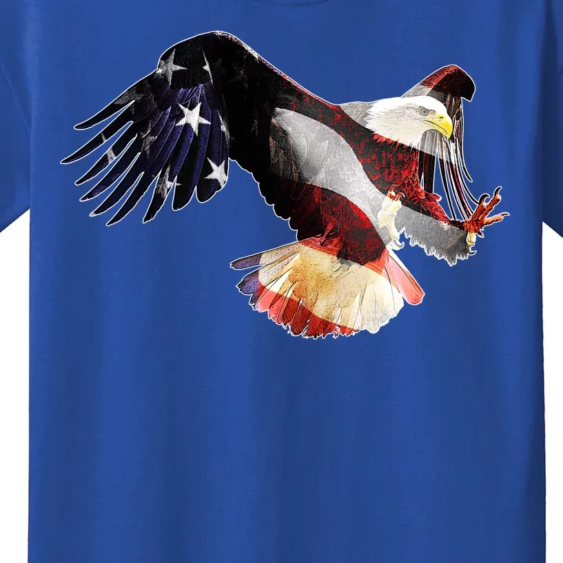 Patriotic American Bold Eagle Kids T-Shirt