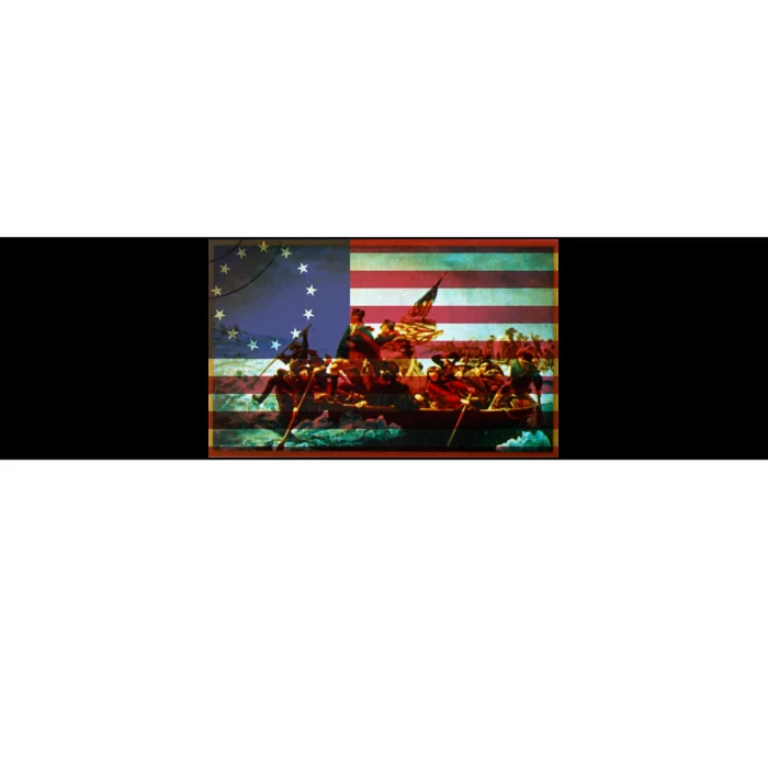 Patriotic Betsy Ross The Crossing Of Delaware Bumper Sticker