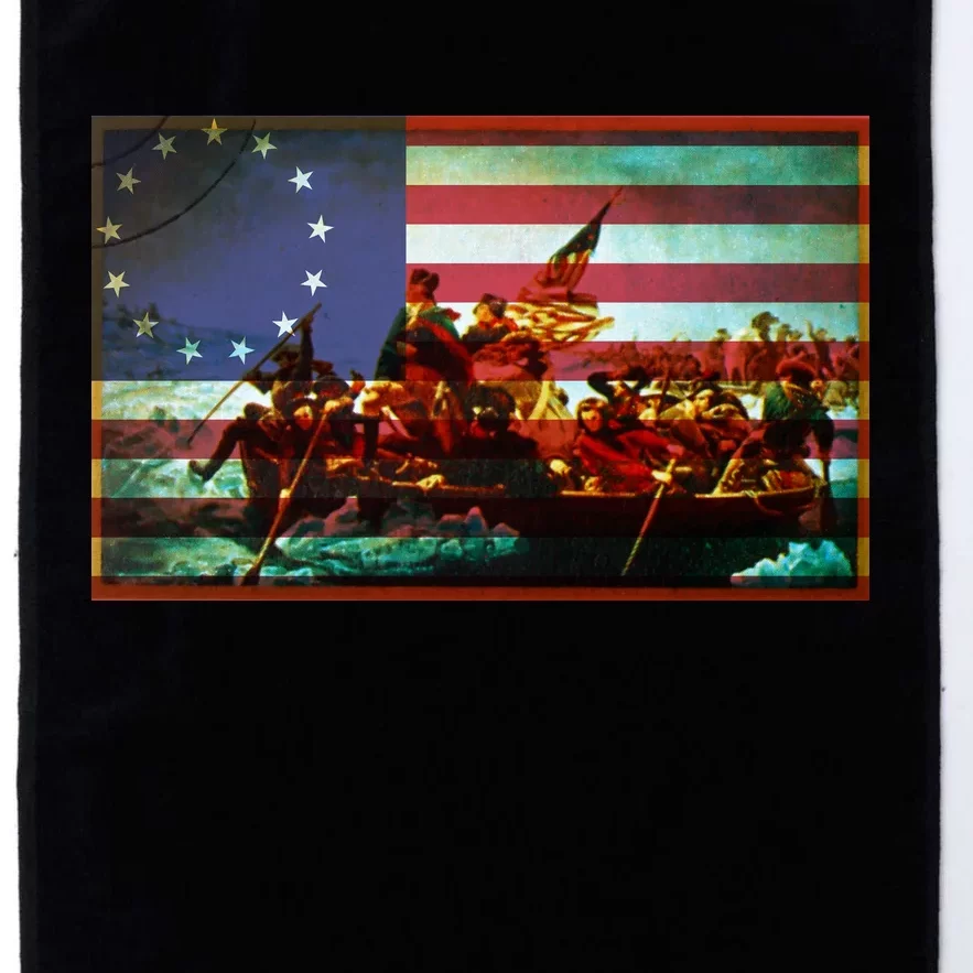 Patriotic Betsy Ross The Crossing Of Delaware Platinum Collection Golf Towel