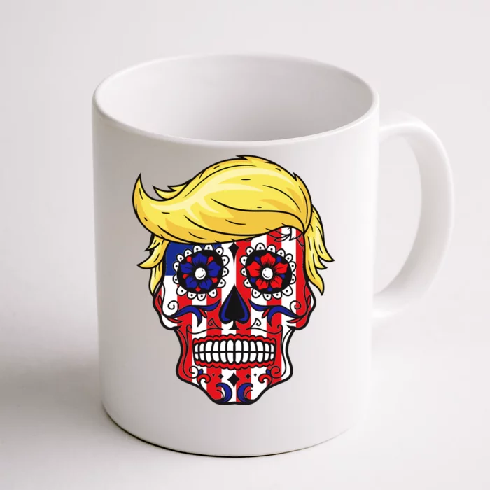 Patriotic Donald Trump Sugar Skull T-Shirt