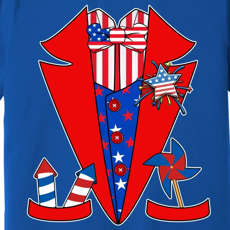 Patriotic Independence Day Tuxedo Premium T-Shirt