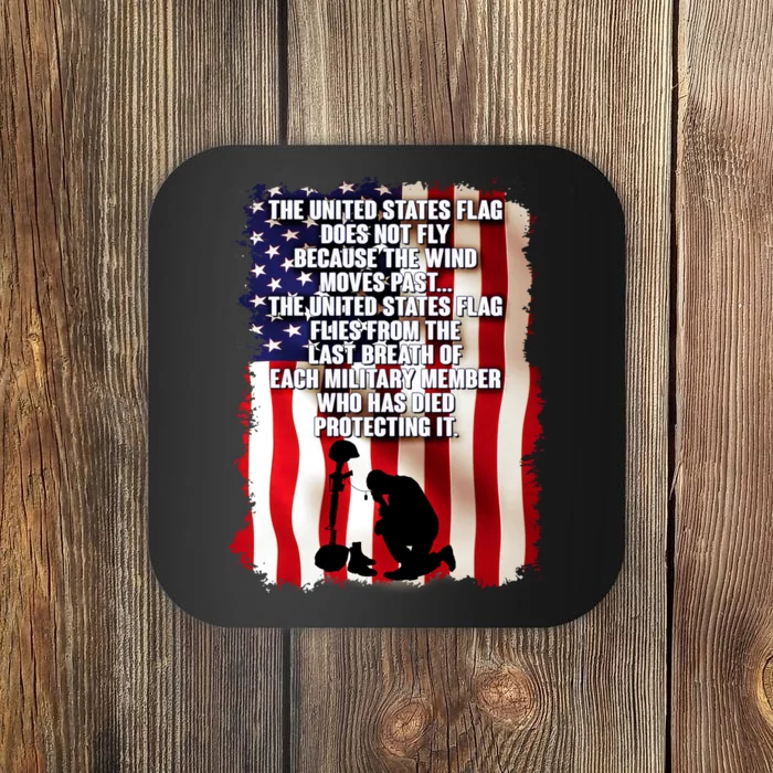 Patriotic Memorial Day United States Flag Coaster