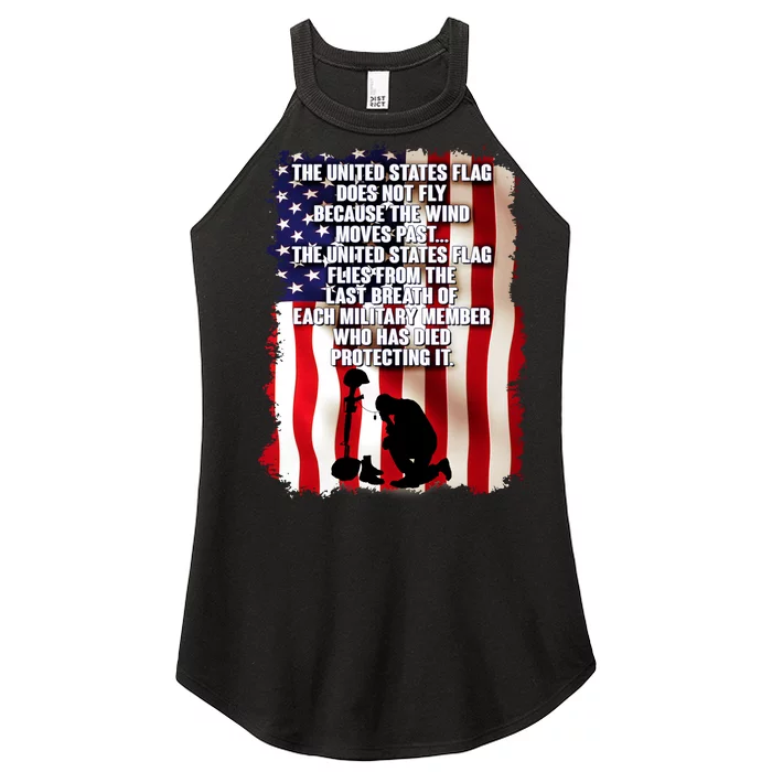 Patriotic Memorial Day United States Flag Women’s Perfect Tri Rocker Tank