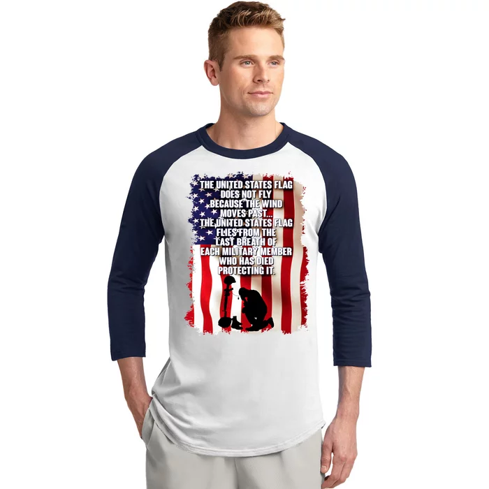 Patriotic Memorial Day United States Flag Baseball Sleeve Shirt