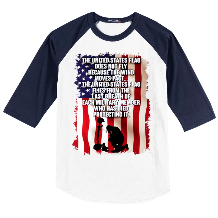 Patriotic Memorial Day United States Flag Baseball Sleeve Shirt