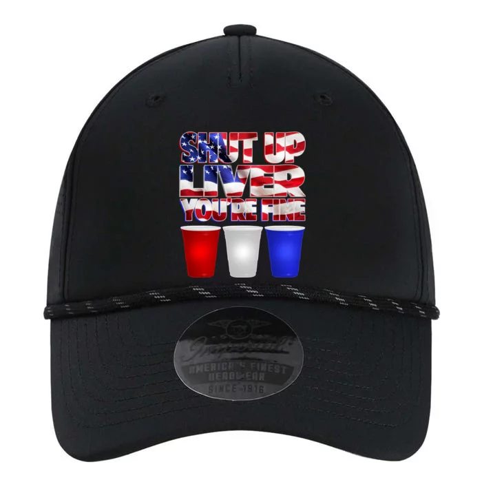 Patriotic Shut Up Liver You're Fine USA Performance The Dyno Cap