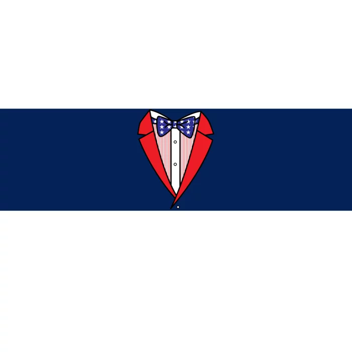 Patriotic Tuxedo Bumper Sticker