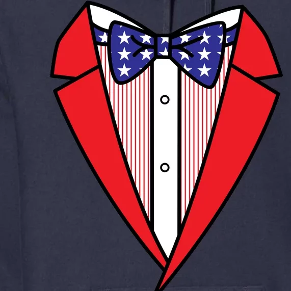 Patriotic Tuxedo Premium Hoodie