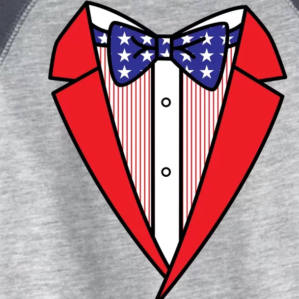 Patriotic Tuxedo Toddler Fine Jersey T-Shirt