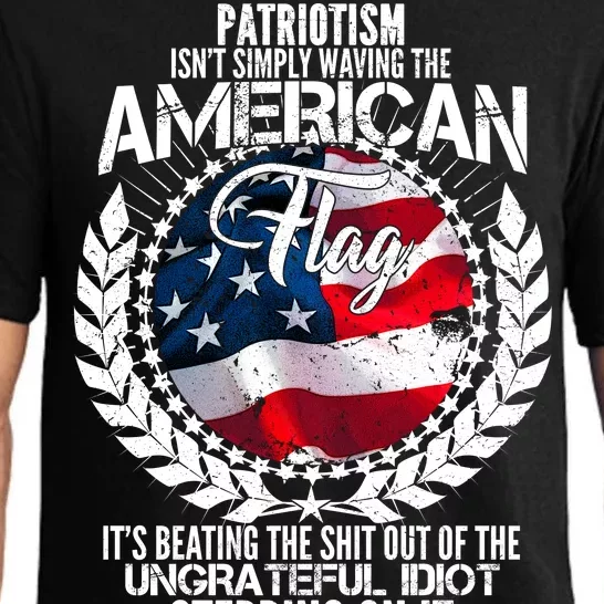 Patriotism American Flag Pajama Set