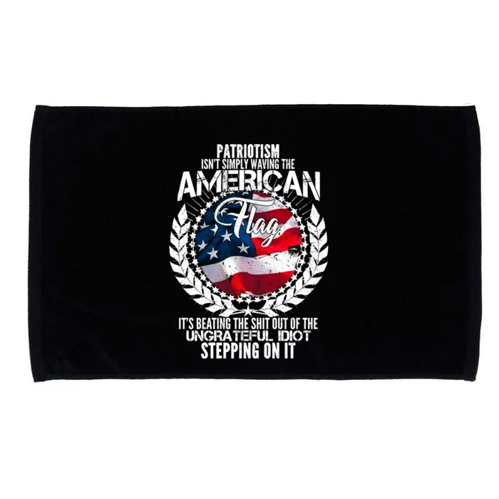 Patriotism American Flag Microfiber Hand Towel