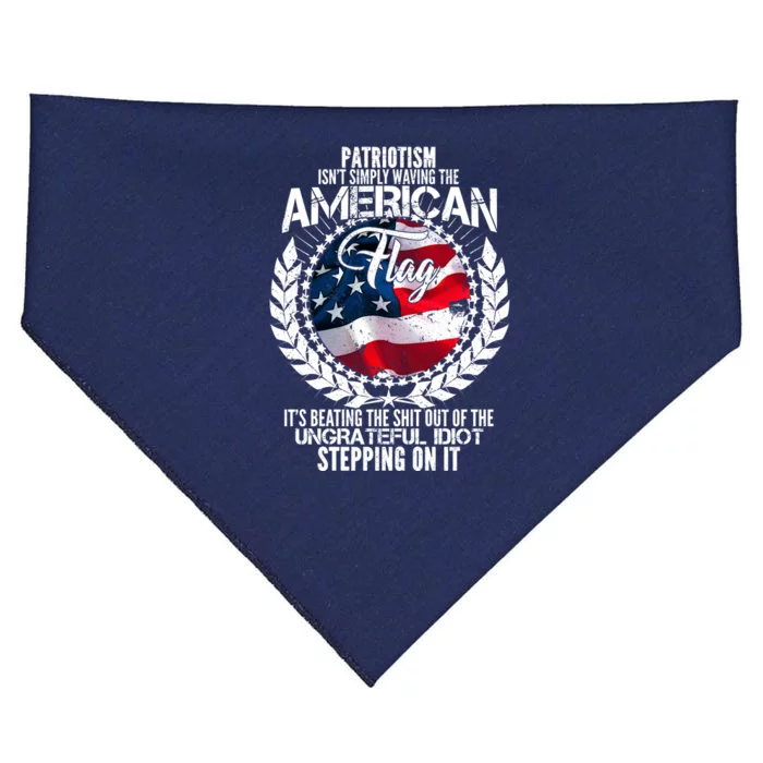 Patriotism American Flag USA-Made Doggie Bandana