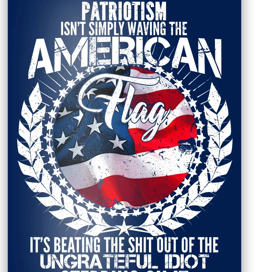 Patriotism American Flag Poster