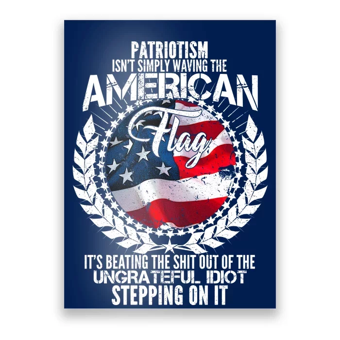 Patriotism American Flag Poster