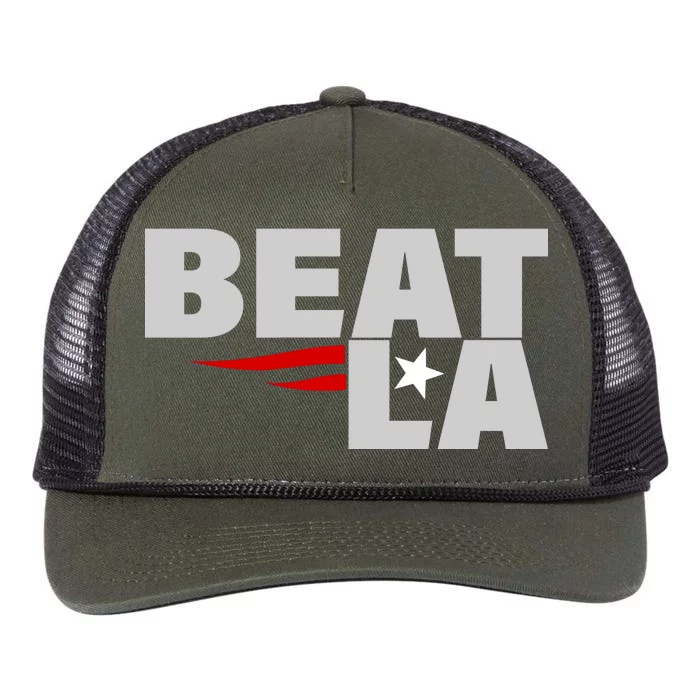 Patriots Beat LA Retro Rope Trucker Hat Cap