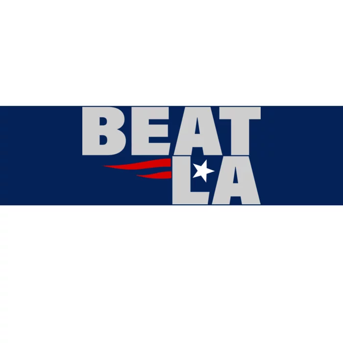 Patriots Beat LA Bumper Sticker