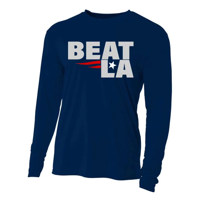 Patriots Beat LA Cooling Performance Long Sleeve Crew