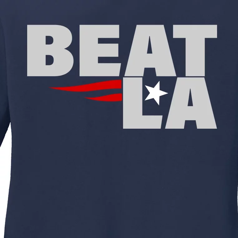 Patriots Beat LA Ladies Long Sleeve Shirt