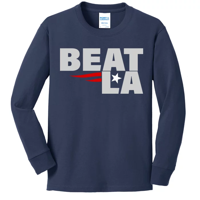 Patriots Beat LA Kids Long Sleeve Shirt