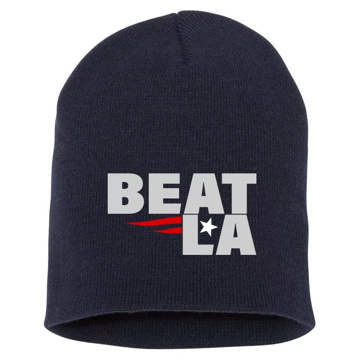 Patriots Beat LA Short Acrylic Beanie