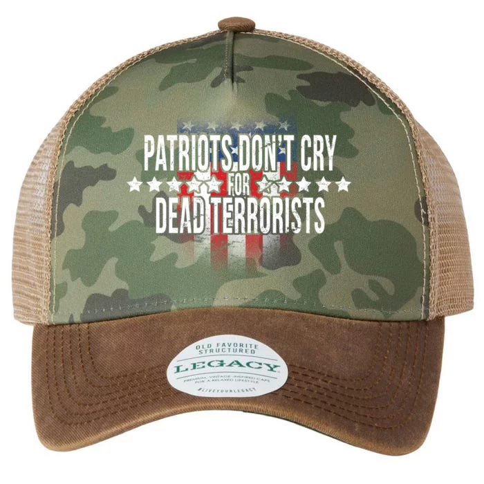 Patriots Don't Cry For Dead Terrorists Legacy Tie Dye Trucker Hat