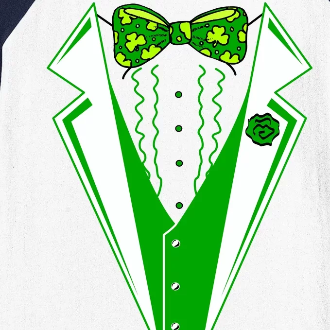 Patty Party Tuxedo Tux St Patrick's Day Baseball Sleeve Shirt