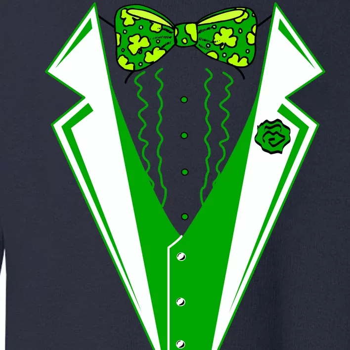 Patty Party Tuxedo Tux St Patrick's Day Toddler Sweatshirt