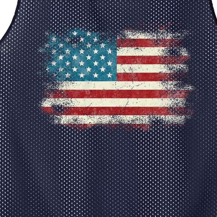 Patriotic American Usa Flag Mesh Reversible Basketball Jersey Tank