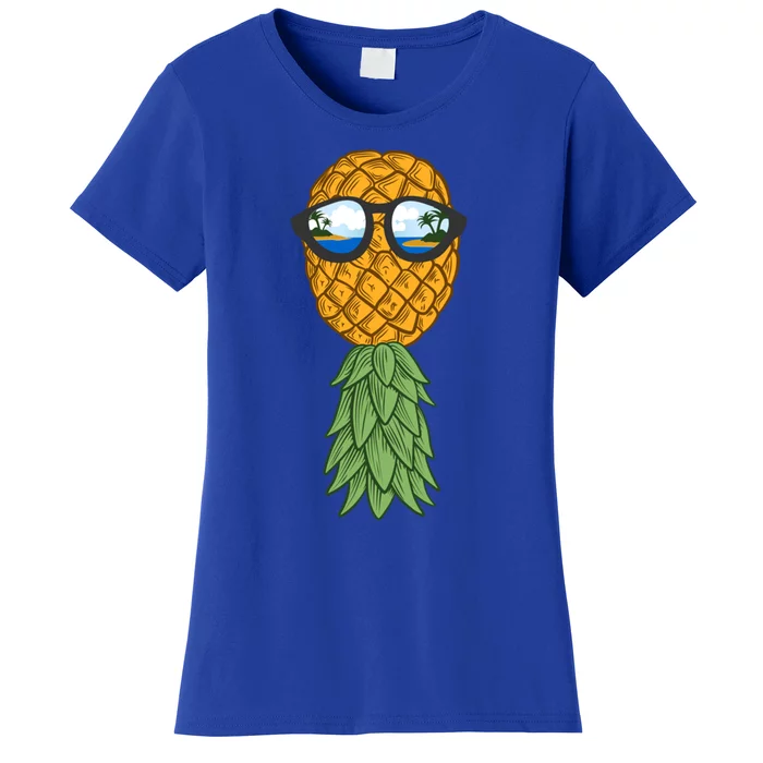 Polyamory And Upside Down Pineapple Summer Vacation Cruise Meaningful Gift Women's T-Shirt