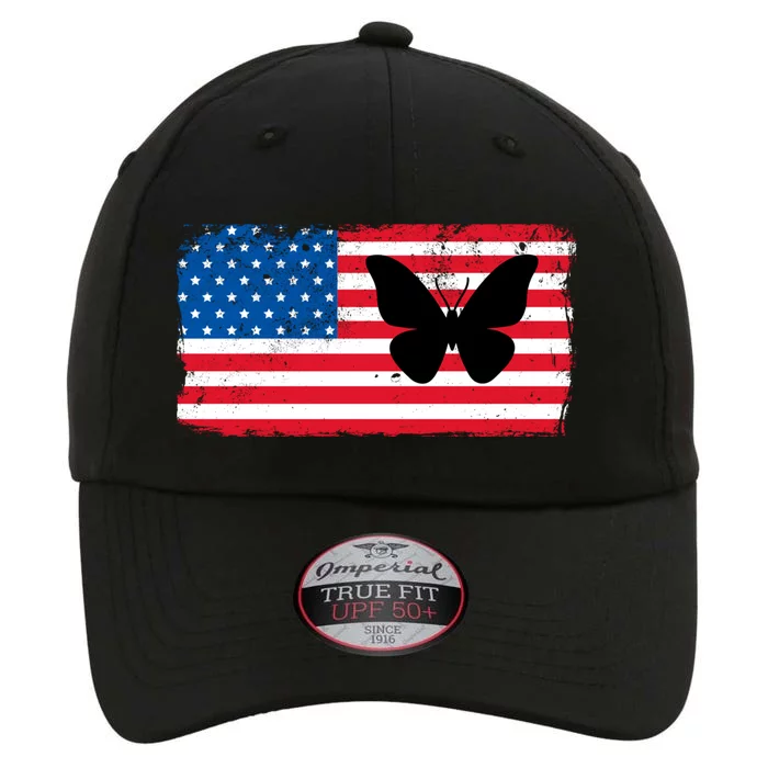 Patriotic American Usa Flag Butterfly Great Gift 4th Of July Flag Cool Gift The Original Performance Cap