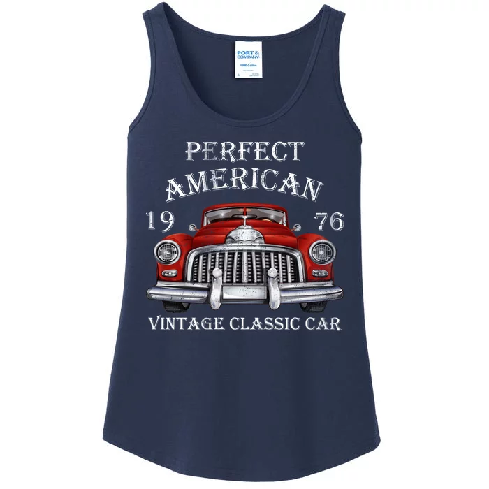 Perfect American Vintage Classic Car 1976 Ladies Essential Tank