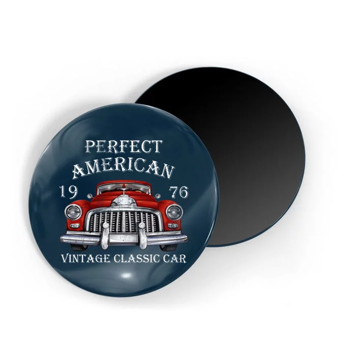 Perfect American Vintage Classic Car 1976 Magnet