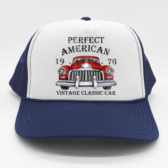 Perfect American Vintage Classic Car 1976 Trucker Hat