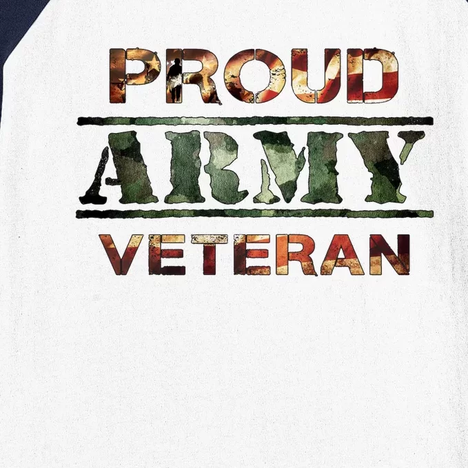 Proud Army Veteran Baseball Sleeve Shirt