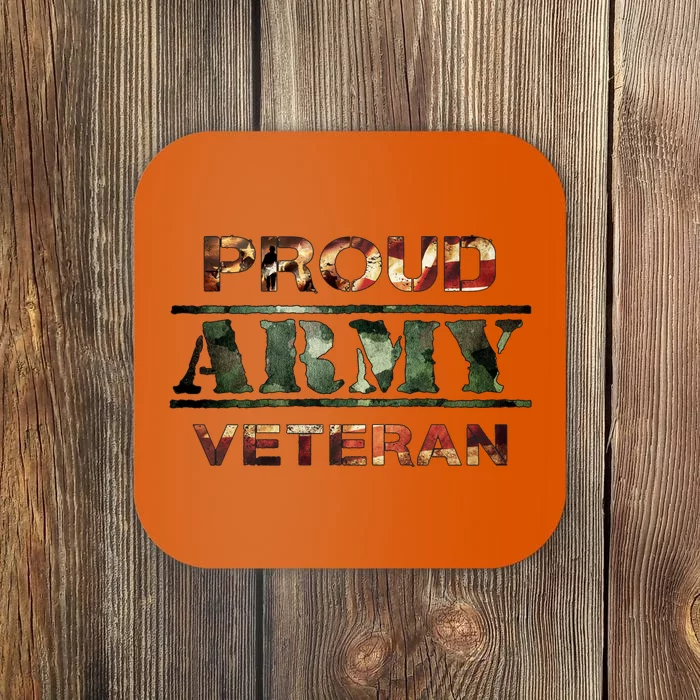 Proud Army Veteran Coaster