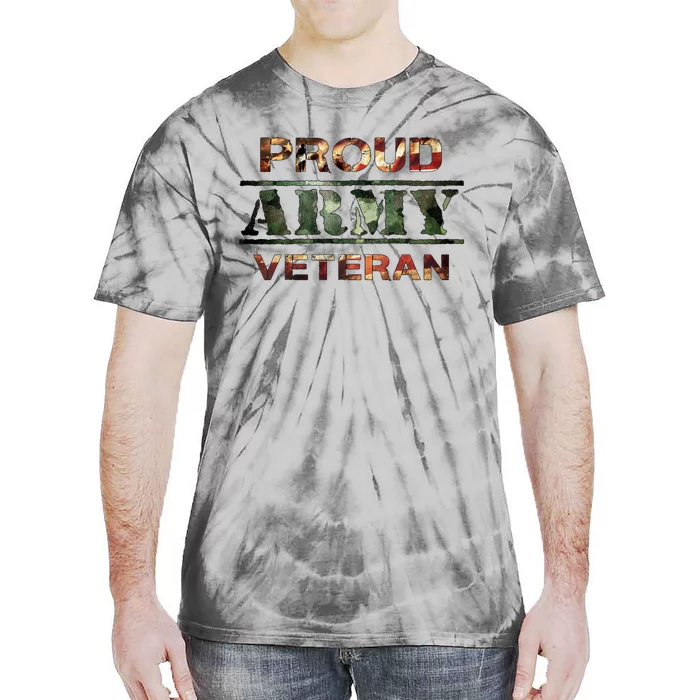 Proud Army Veteran Tie-Dye T-Shirt